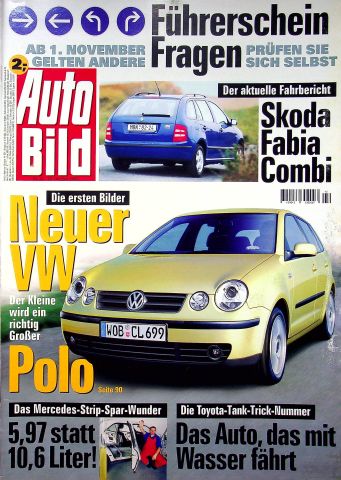 Deckblatt Auto Bild (42/2000)